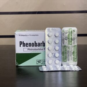 Anticonvulsant phenobarbital prescription pills in secure protective packaging