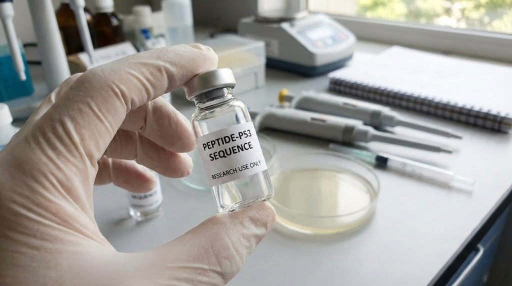 High purity research chemicals packaged in sealed laboratory vials