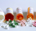 Comprehensive benzodiazepines list showing prescription bottle bottles and medication tablets