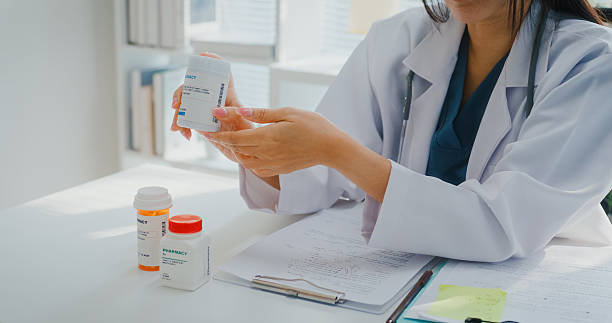 Patient receiving clinical guidance on phenylephrine side effects and cardiovascular risks